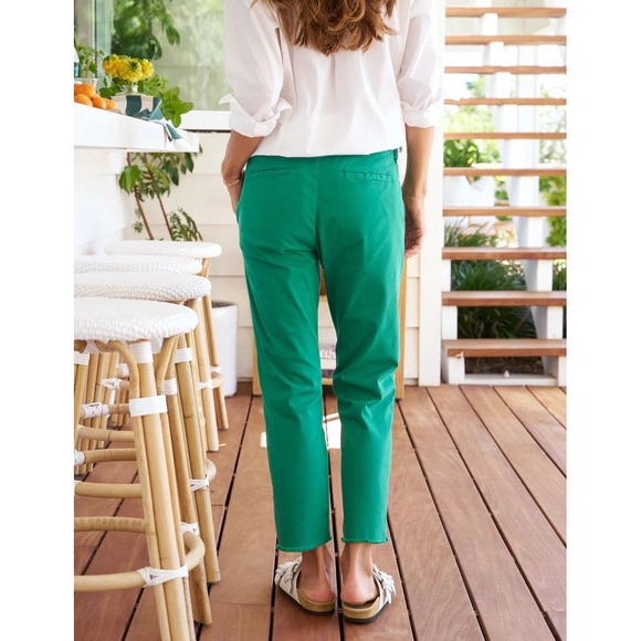 Frank & Eileen Pants - Frank & Eileen Wicklow The Italian Chino Kelly Green Straight Leg Pants Size 4